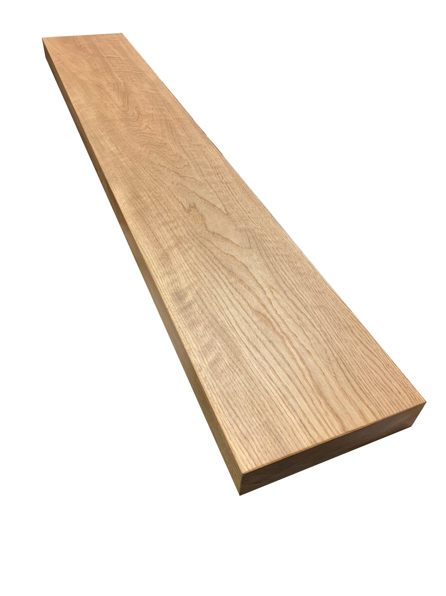 White Oak Full Wood Floating Shelf - Pure Finish
