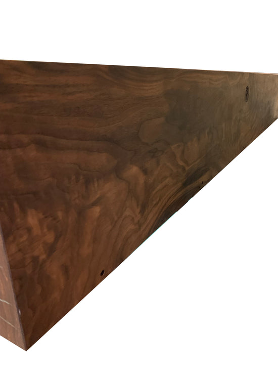 Walnut Full Wood Floating Shelf - Pure Finish