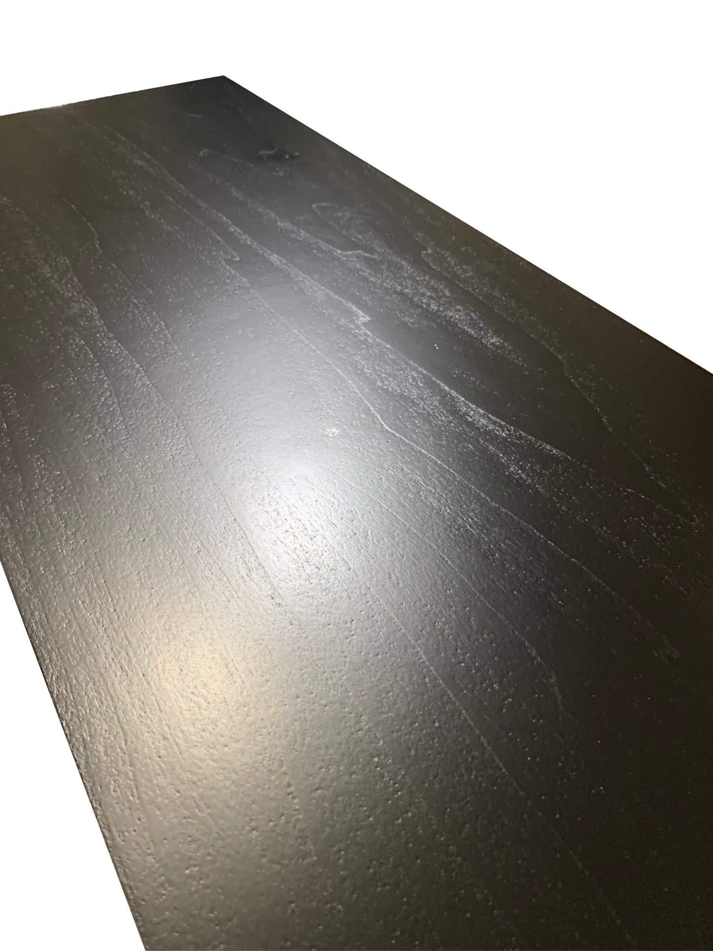 Poplar Full Wood Floating Shelf - Painted Black