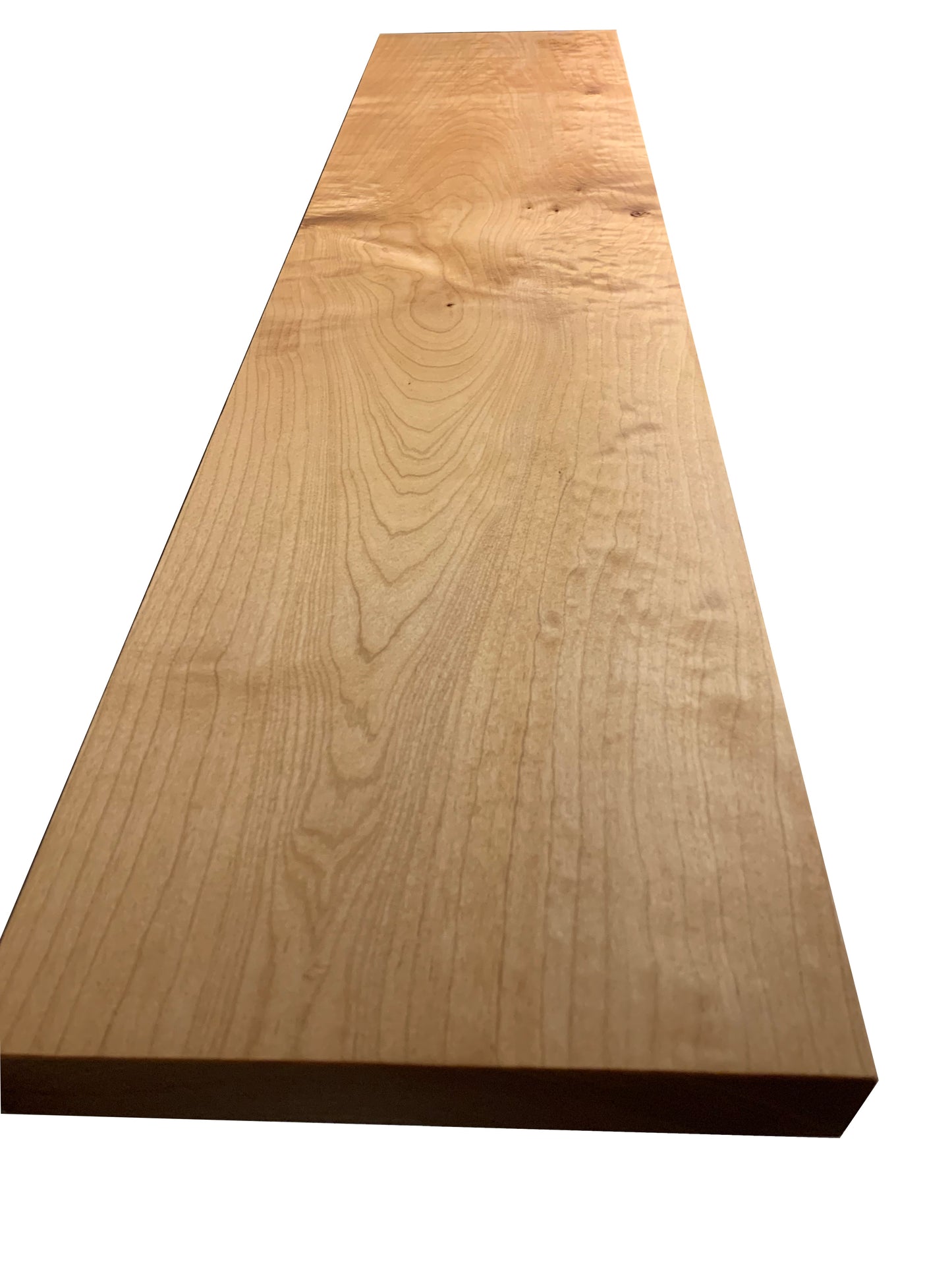 Full Wood Western Maple Floating Shelf - Pure Finish