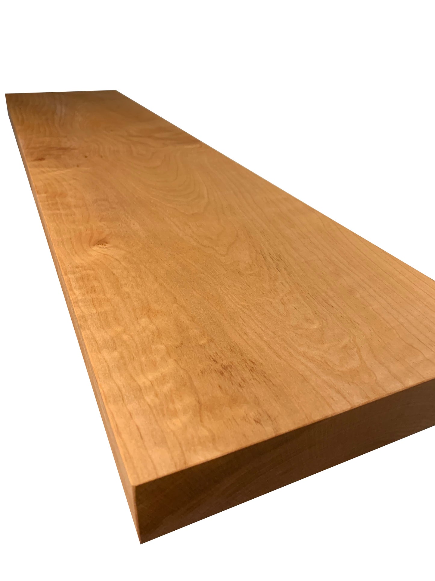 Full Wood Western Maple Floating Shelf - Pure Finish