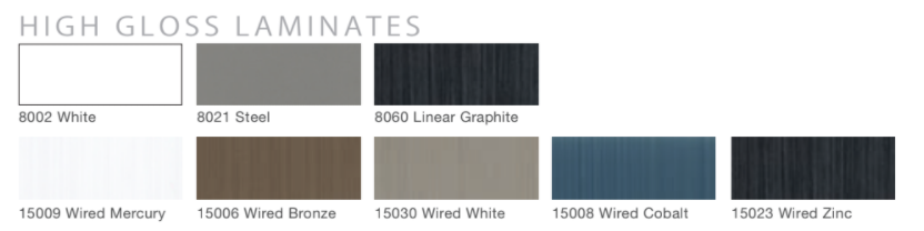 Floating Shelf with Hovr Bracket System - High Gloss Laminates