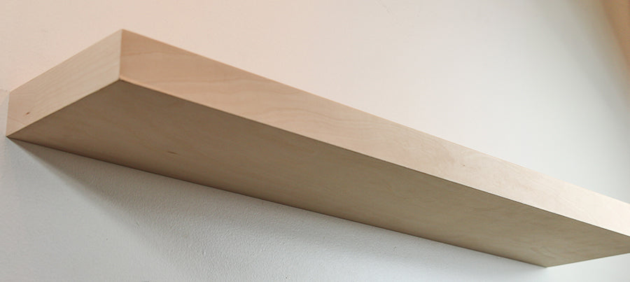 Maple Veneer Floating Shelf