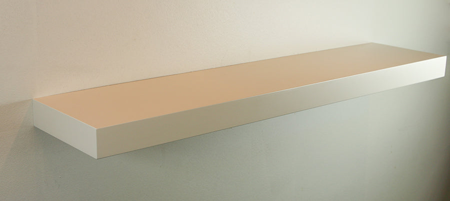 Maple Veneer Floating Shelf - Painted White
