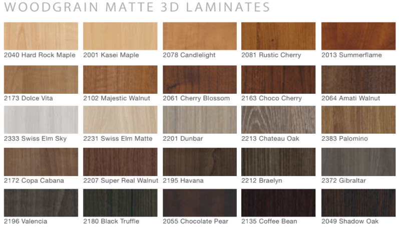 Floating Shelves with Hovr Bracket System - Wood Grain Matte 3D Laminates