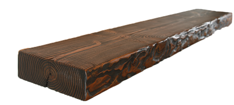 Fireplace Mantel | Reclaimed Wood